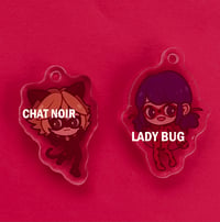 Image 2 of Miraculous Acrylic Charms