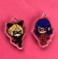 Image 1 of Miraculous Acrylic Charms