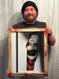 Image 5 of "Here's Arty!" Mixed Media Acrylic Painting Framed