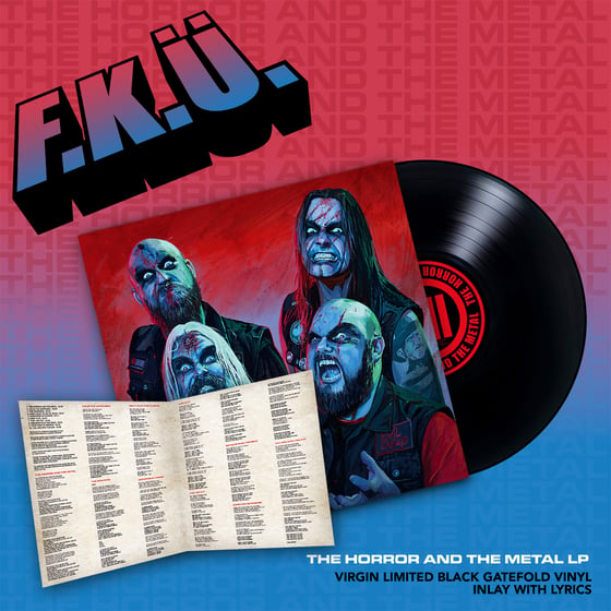 Image of F.K.Ü. - The Horror and the Metal (Virgin Limited Black Vinyl)