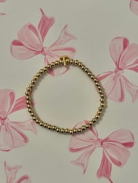 Image 1 of Letter Beaded Bracelet 