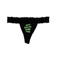 Image 1 of ANTI SOCIAL STAR LACE THONG