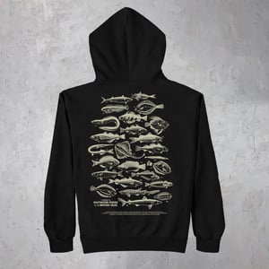 Image of Saltwater Fishes Hoodie - Black