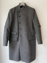 Image 3 of East End wool Coat - Black Herringbone