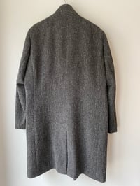 Image 7 of East End wool Coat - Black Herringbone