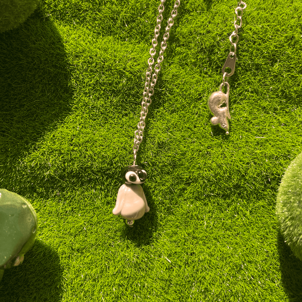 Image of Baby penguin silver necklace 🐧