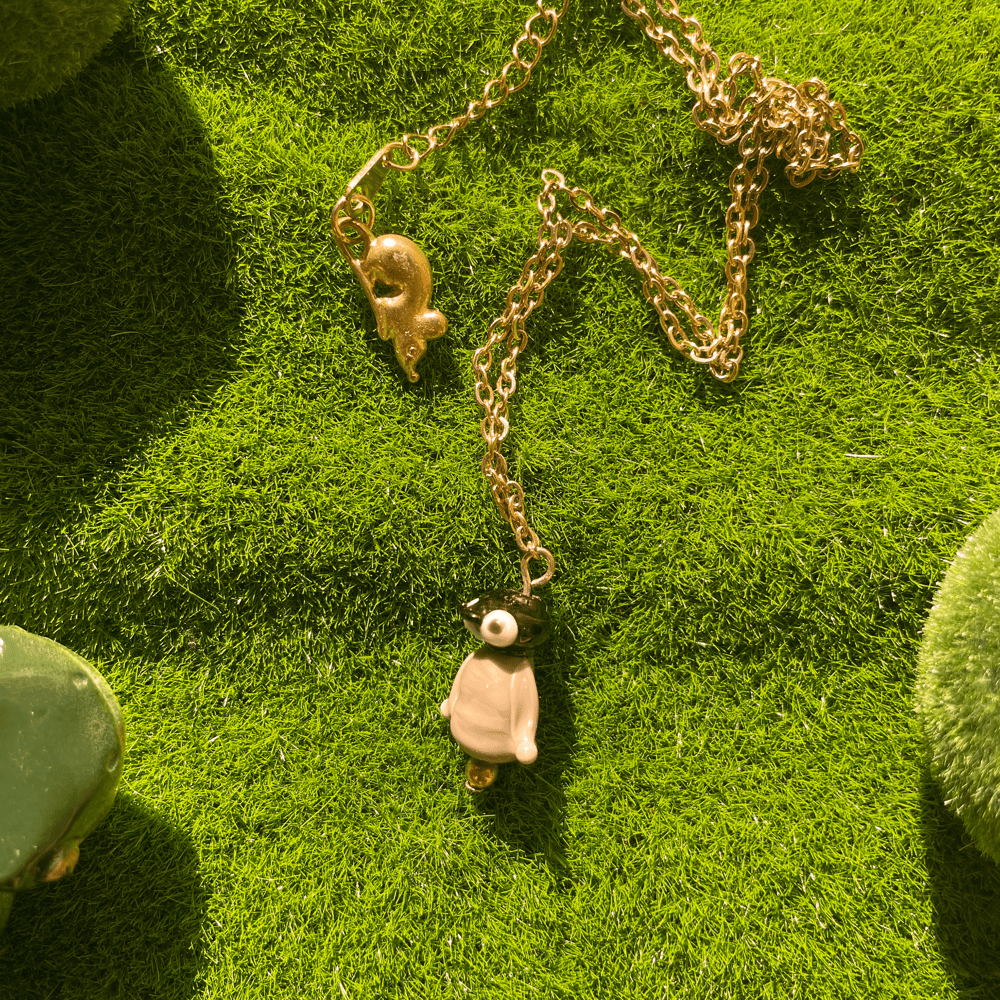 Image of Baby penguin gold necklaces π§