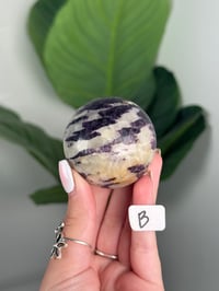 Image 2 of FLUORITE X CALCITE SPHERES