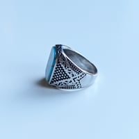 Image 3 of Rectangle Turquoise Ring