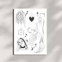 GOTHIC FLASH PRINT