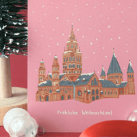 Image 2 of 🎄Weihnachtskarte Mainzer Dom - Mainz Christmas Collection (DE)