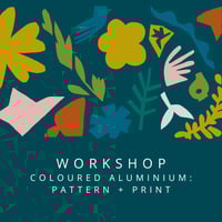 Image 1 of COLOURED ALUMINIUM : Print + Pattern