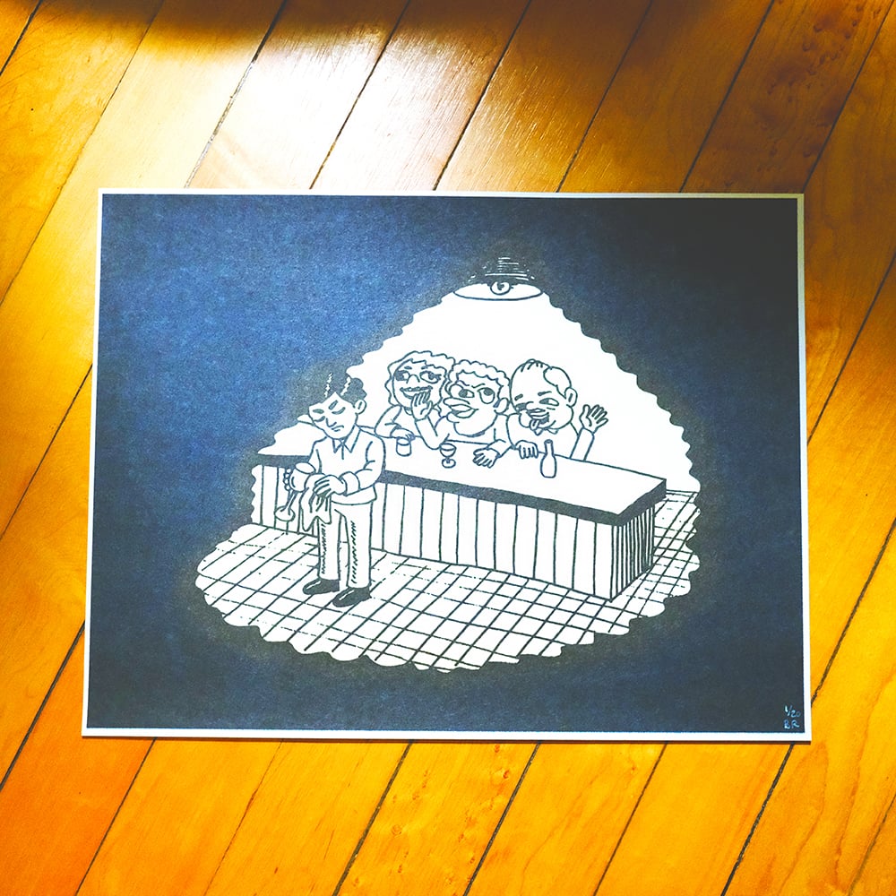 Image of 11" x 14" RISOGRAPH PRINT