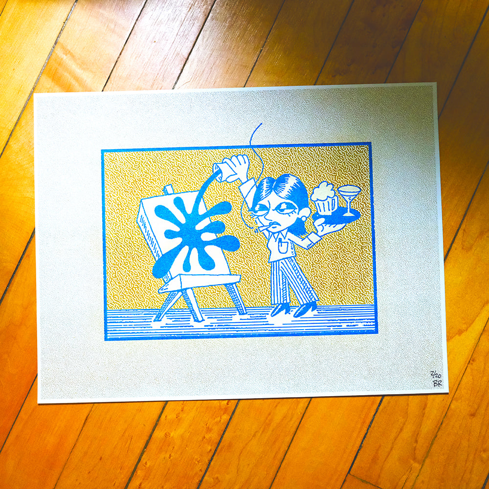 Image of 11" x 14" RISOGRAPH PRINT