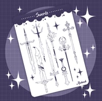 Swords - Sticker Sheet