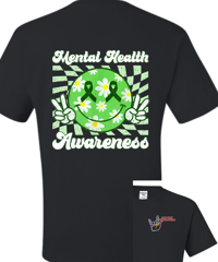 Image 1 of LBCH Mental Health Awareness Peace tee