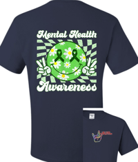 Image 3 of LBCH Mental Health Awareness Peace tee