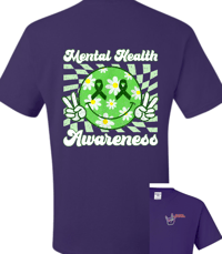Image 4 of LBCH Mental Health Awareness Peace tee