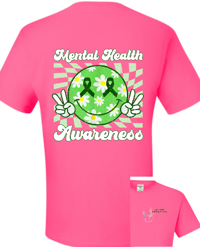 Image 5 of LBCH Mental Health Awareness Peace tee