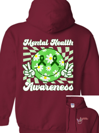 Image 2 of LBCH Mental Health Peace Hoodie