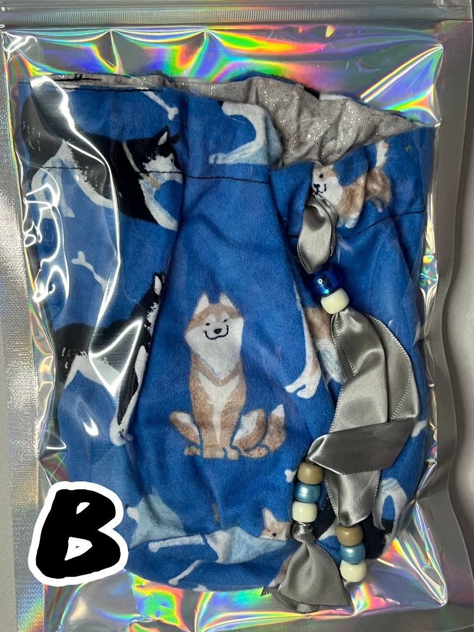 Image of Dice Bag - Husky Dogs