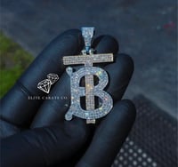 Image 2 of Custom Vvs1 Natural Diamonds Pendant 