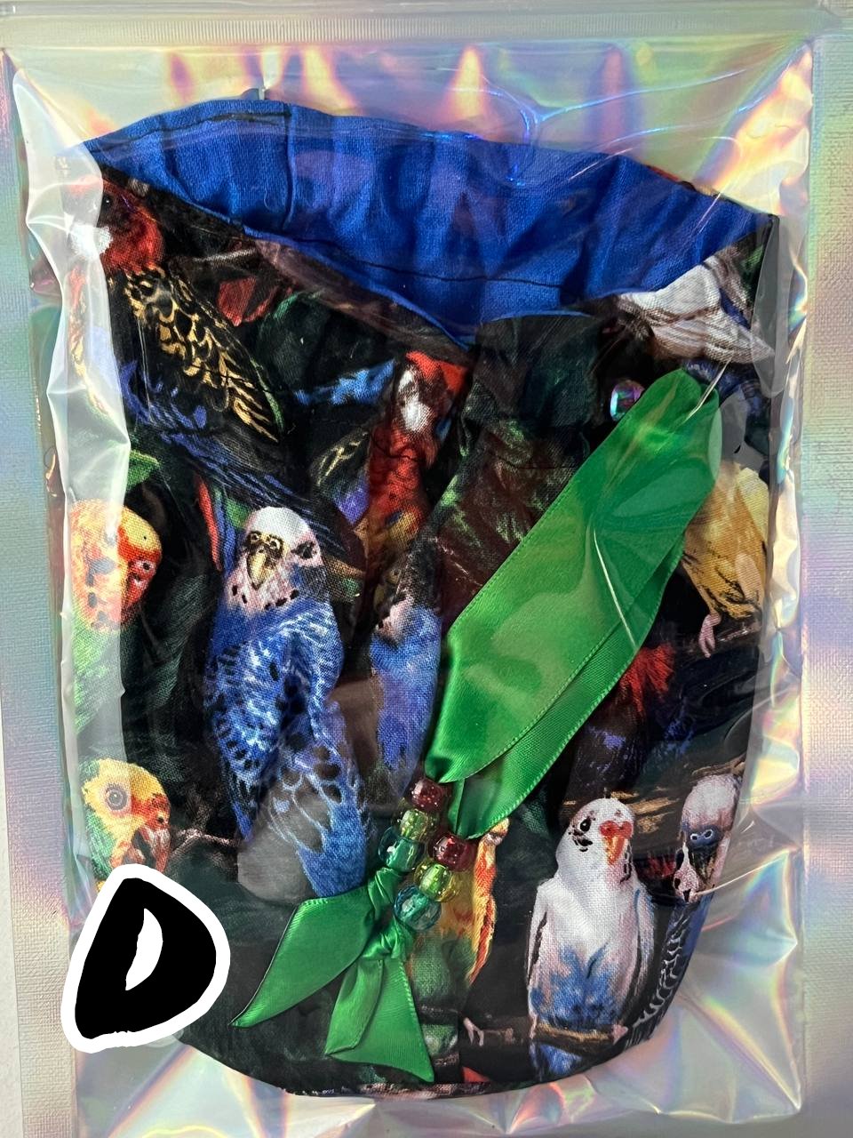 Image of Dice Bag - Parrots