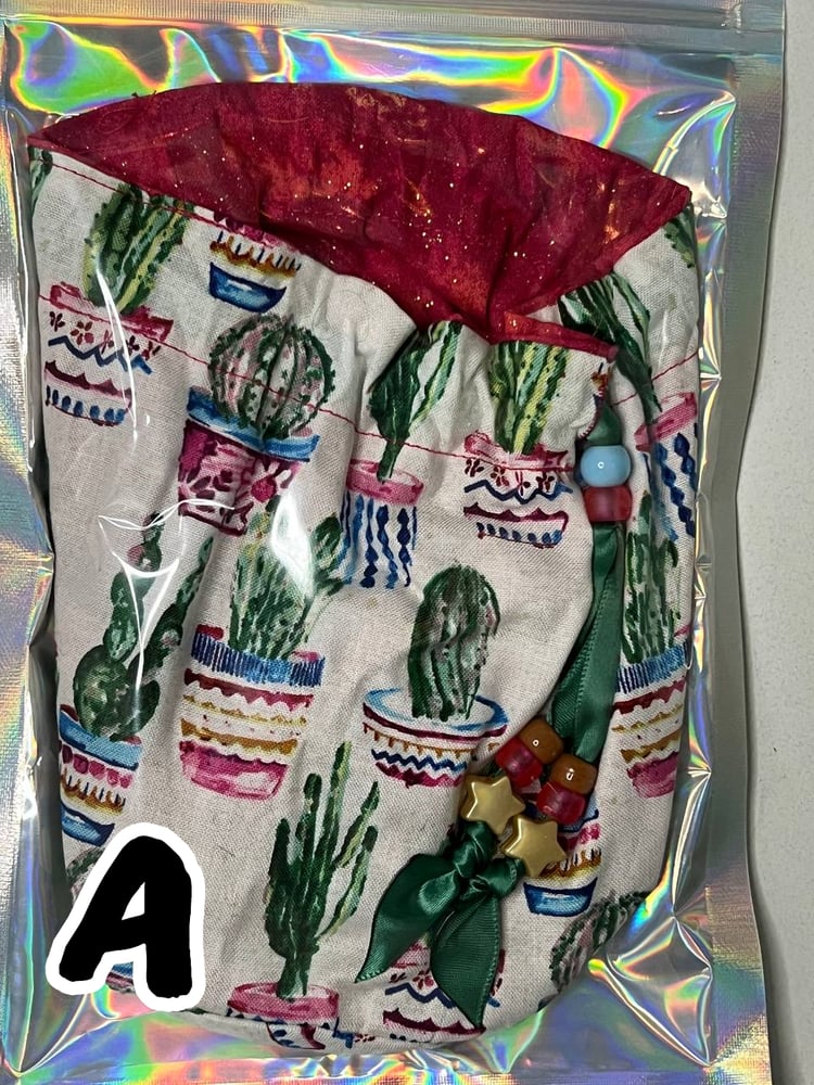 Image of Dice Bag - Cactus Pinks