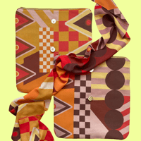 Image 3 of Zig Zaggin Tomato/Umber Clutch