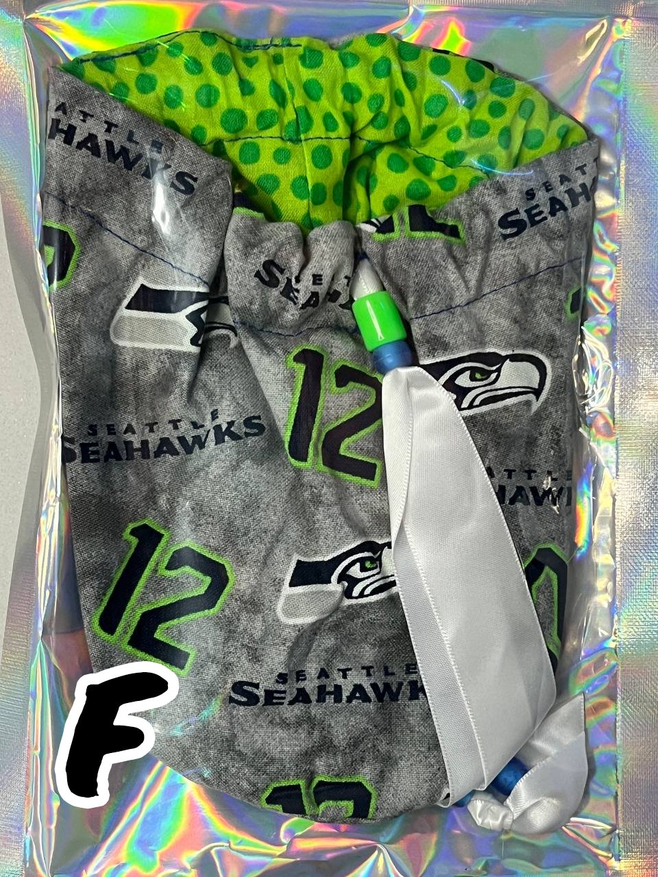 Image of Dice Bag - Seahawks Grey