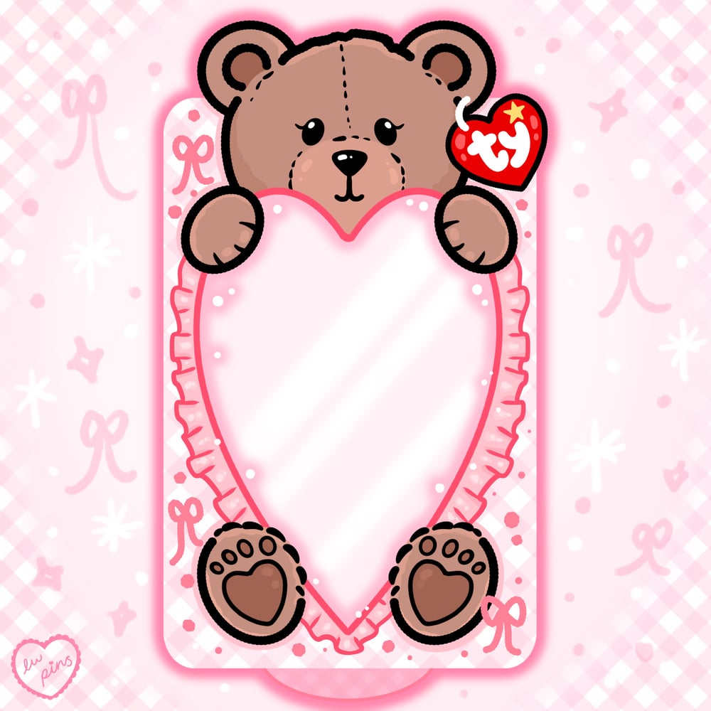 Heart Bear Acrylic Photocard Stand