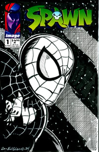 Spawn / Spiderman Sketch Cover