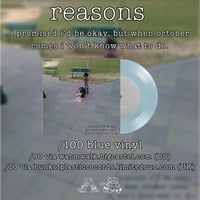 Image of Reasons -  i promised i’d be okay, but when october comes i won’t know what to do.