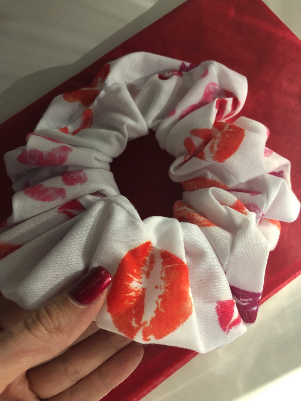 Image of Lipstick Kiss Scrunchie