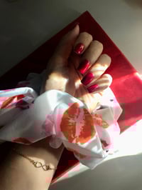 Image 4 of Lipstick Kiss Scrunchie