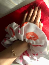Image 5 of Lipstick Kiss Scrunchie
