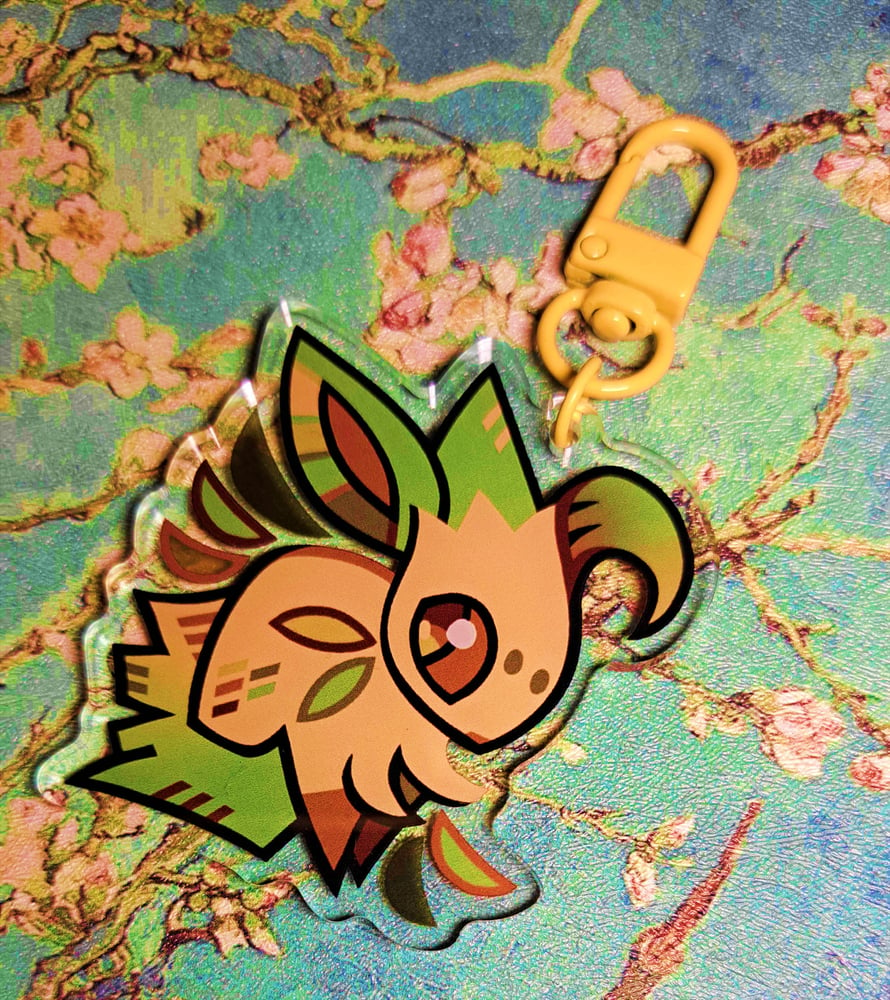 Image of LEAFEON 🍂 2.5'' Acrylic Keychain (double sided)