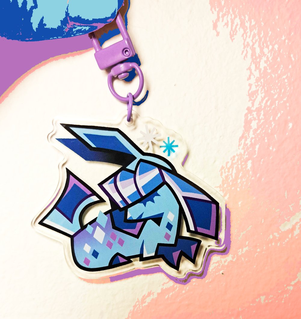 Image of GLACEON ❄️ 2.5'' Acrylic Keychain