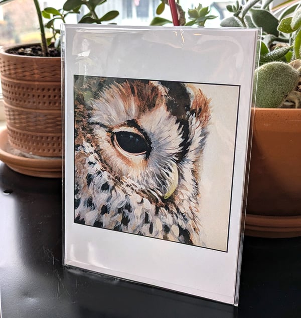 Image of Owl Card (5x7")