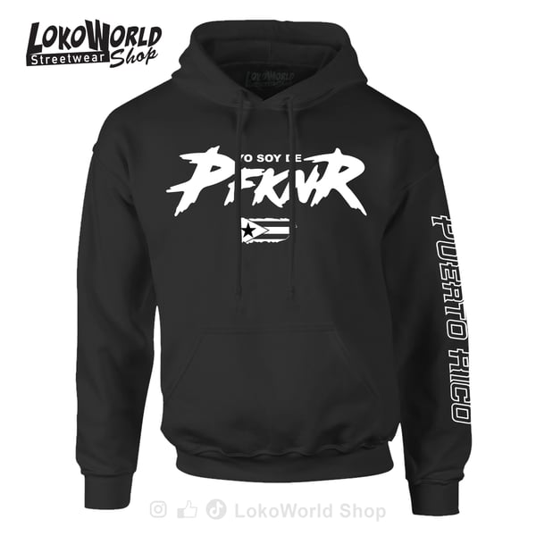 Image of Yo Soy De PfknR, Puerto Rico, Black Hoodie