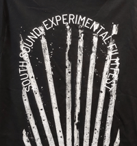 TSHIRTS: White Ink on Black Shirts
