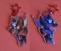 Image 3 of RODIMUS PRIME - HOT ROD 2 Sided Charm