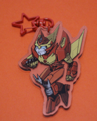Image 1 of RODIMUS PRIME - HOT ROD 2 Sided Charm
