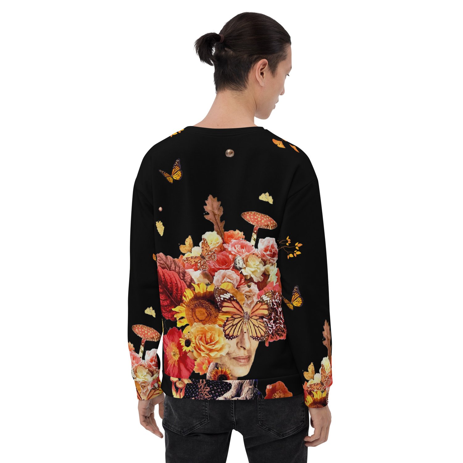 Image of Autumn Night - All Over Print - Pullover Unisex Sweatshirt