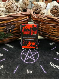 Vampire Blood Incense Fangs