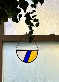 Image 1 of Semi Circle Sun Catcher in Multi