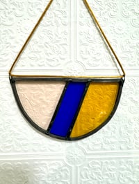 Image 2 of Semi Circle Sun Catcher in Multi