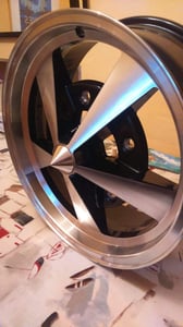 Image of Alloy wheel billet ali center spikes