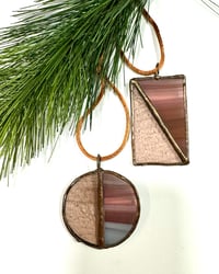 Image 1 of Ornament Duo in Pink