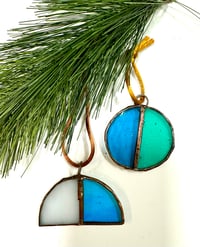 Image 1 of Ornament Duo in Blue